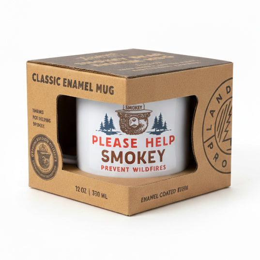 Smokey Bear Enamelware Mug Drinkware
