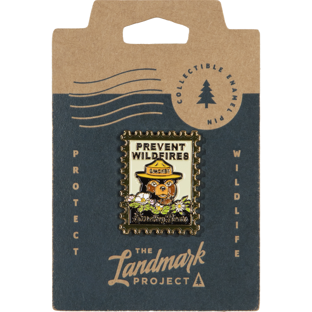 Smoke Tree Ranch Pin Smokey Bear Postage Stamp Pin – The Landmark Project