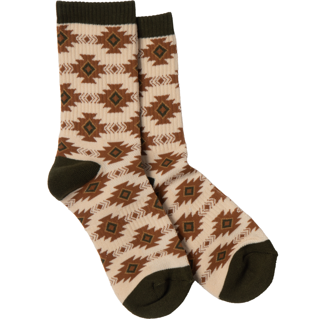 Western Motif Sock Socks Cottonwood S/M