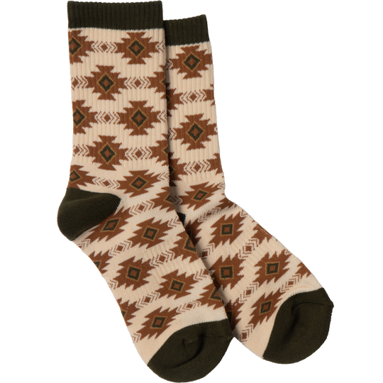 Western Motif Sock Socks Cottonwood S/M
