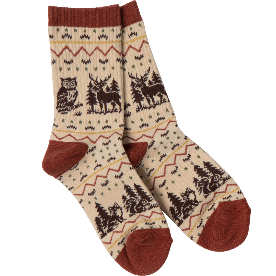 Forest Friends Sock Socks Cottonwood S/M
