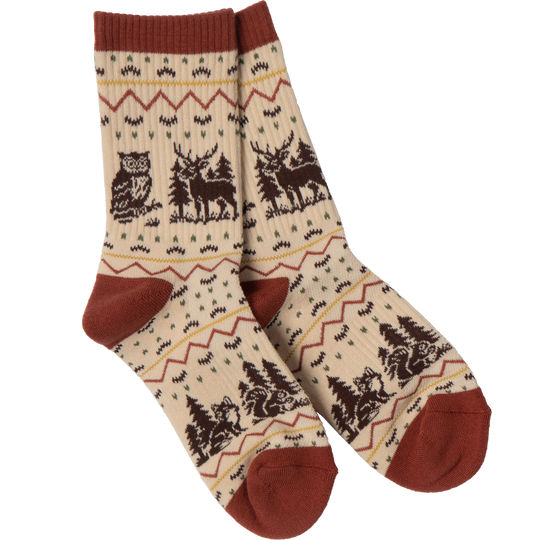 Forest Friends Sock Socks Cottonwood S/M