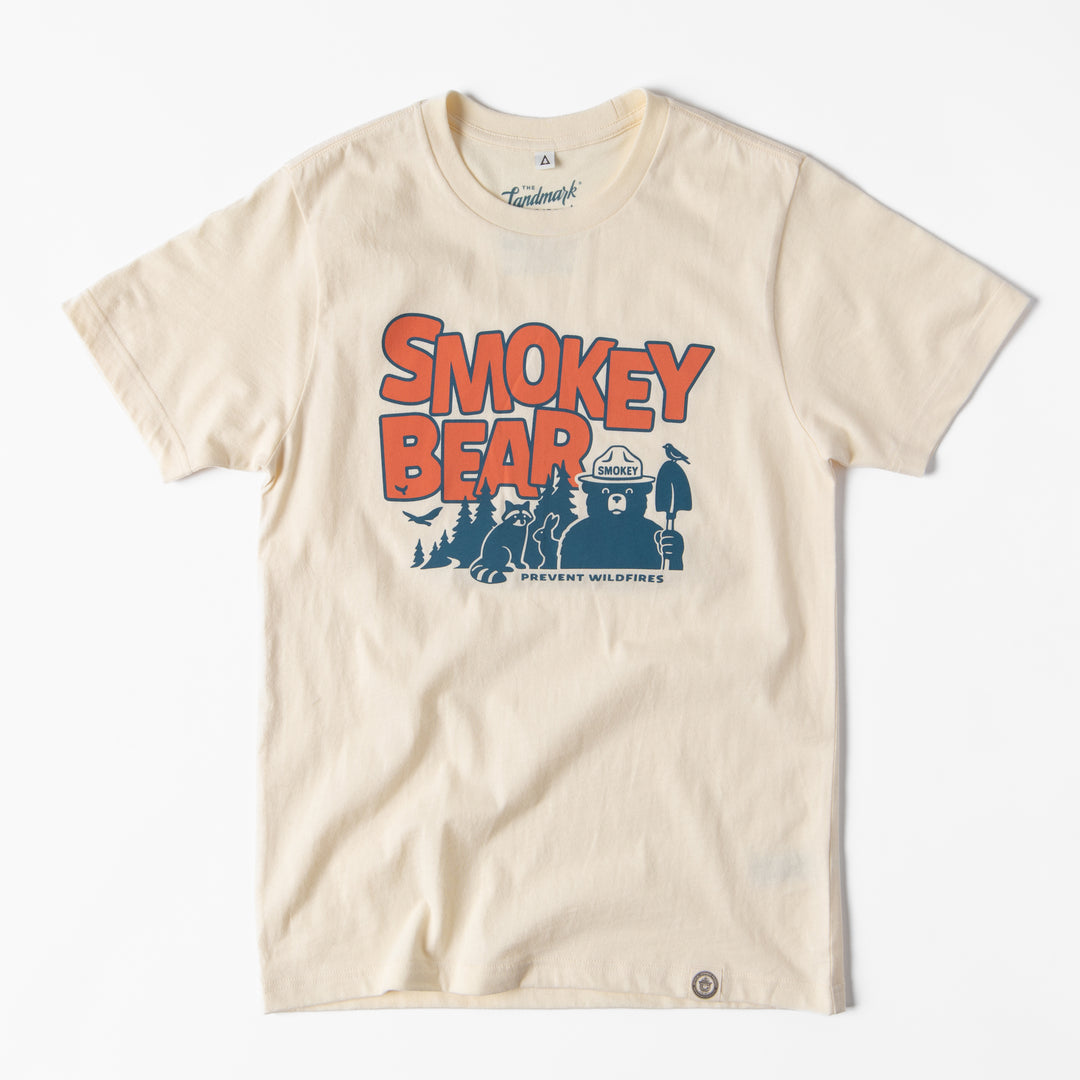 Smokey Bear Campaign Unisex Short Sleeve Tee Short Sleeve Cottonwood XS
