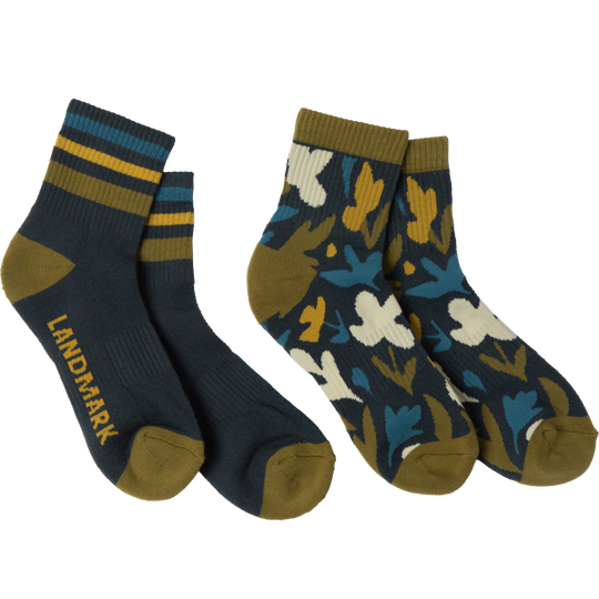 Forest Canopy Quarter Sock (2-Pack) Socks S/M