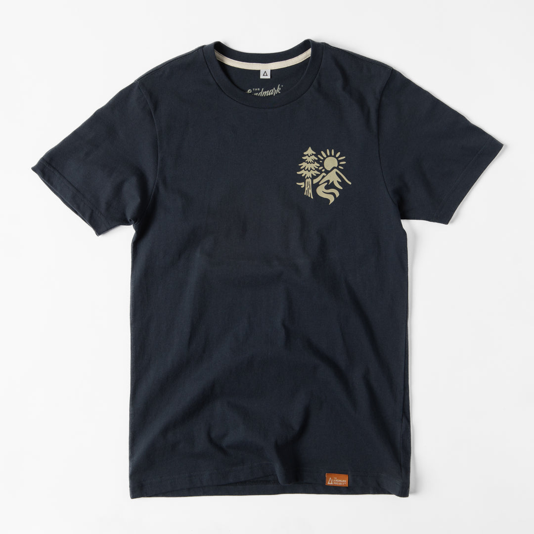 Public Lands Are Public Good Unisex Short Sleeve Tee Short Sleeve Dark Navy XS