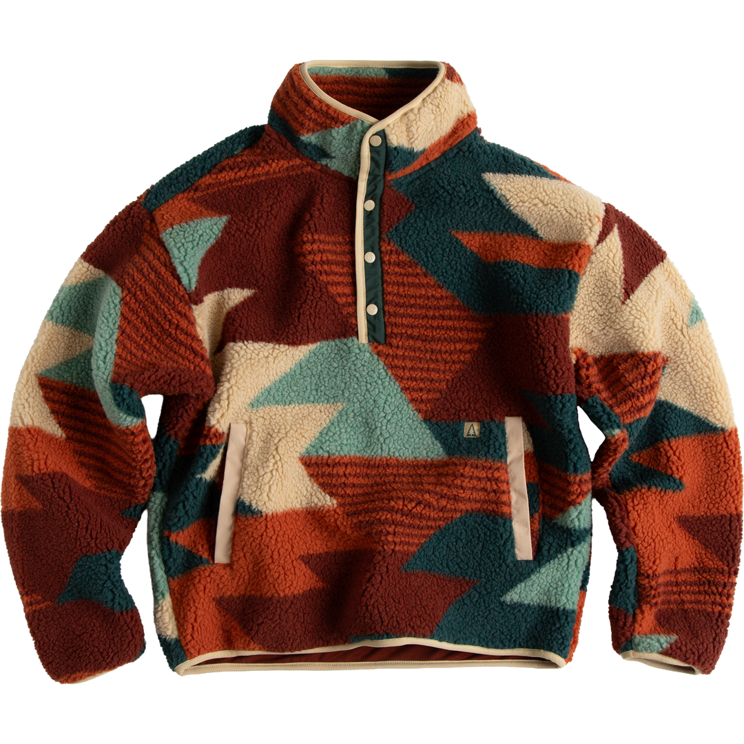 Traverse Unisex Half Snap Sherpa Outerwear Frontier XS