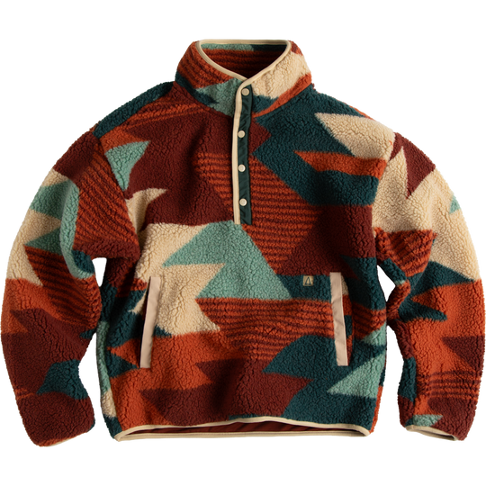 Traverse Unisex Half Snap Sherpa Outerwear Frontier XS