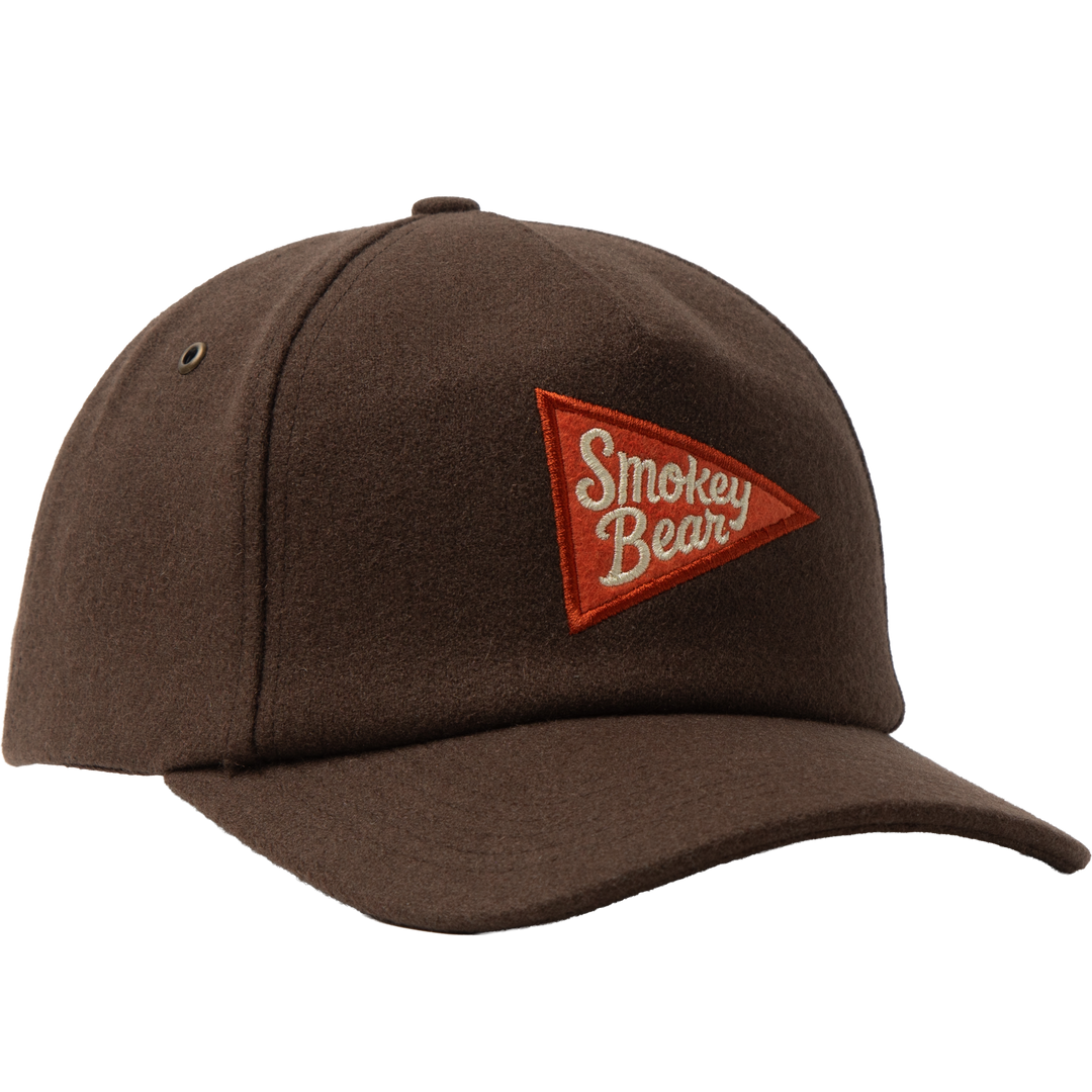 Smokey Bear Pennant 5-Panel Hat Hat Basalt Brown
