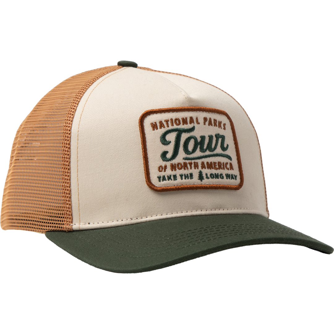 National Park Tourist Trucker Hat Cottonwood