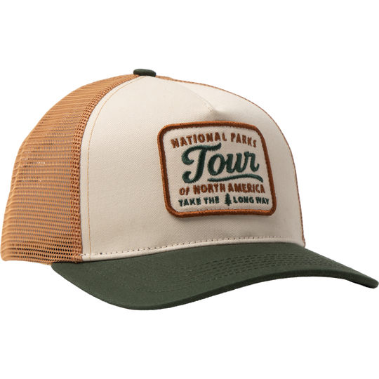 National Park Tourist Trucker Hat Cottonwood