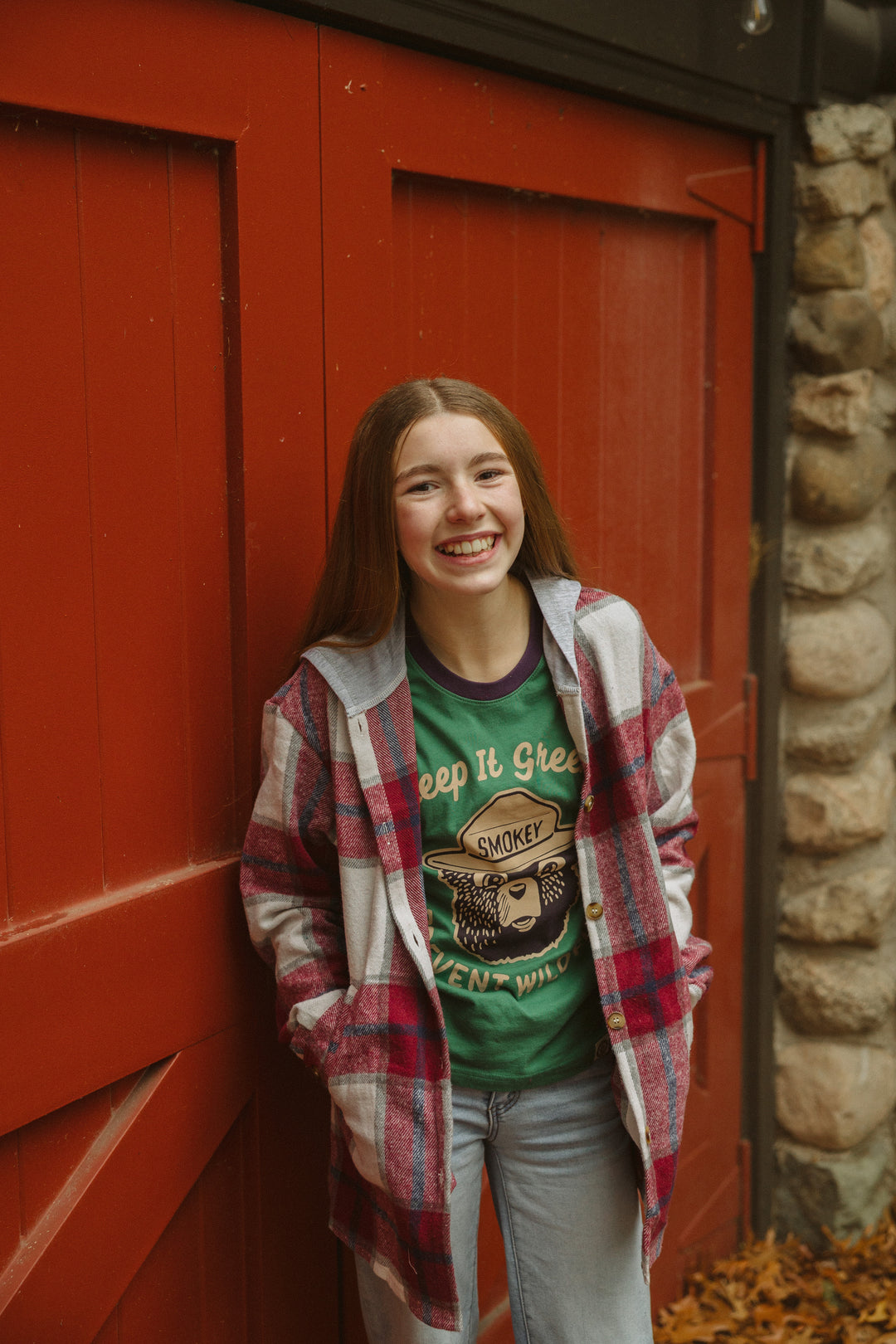 Keep It Green Youth Short Sleeve Ringer Tee