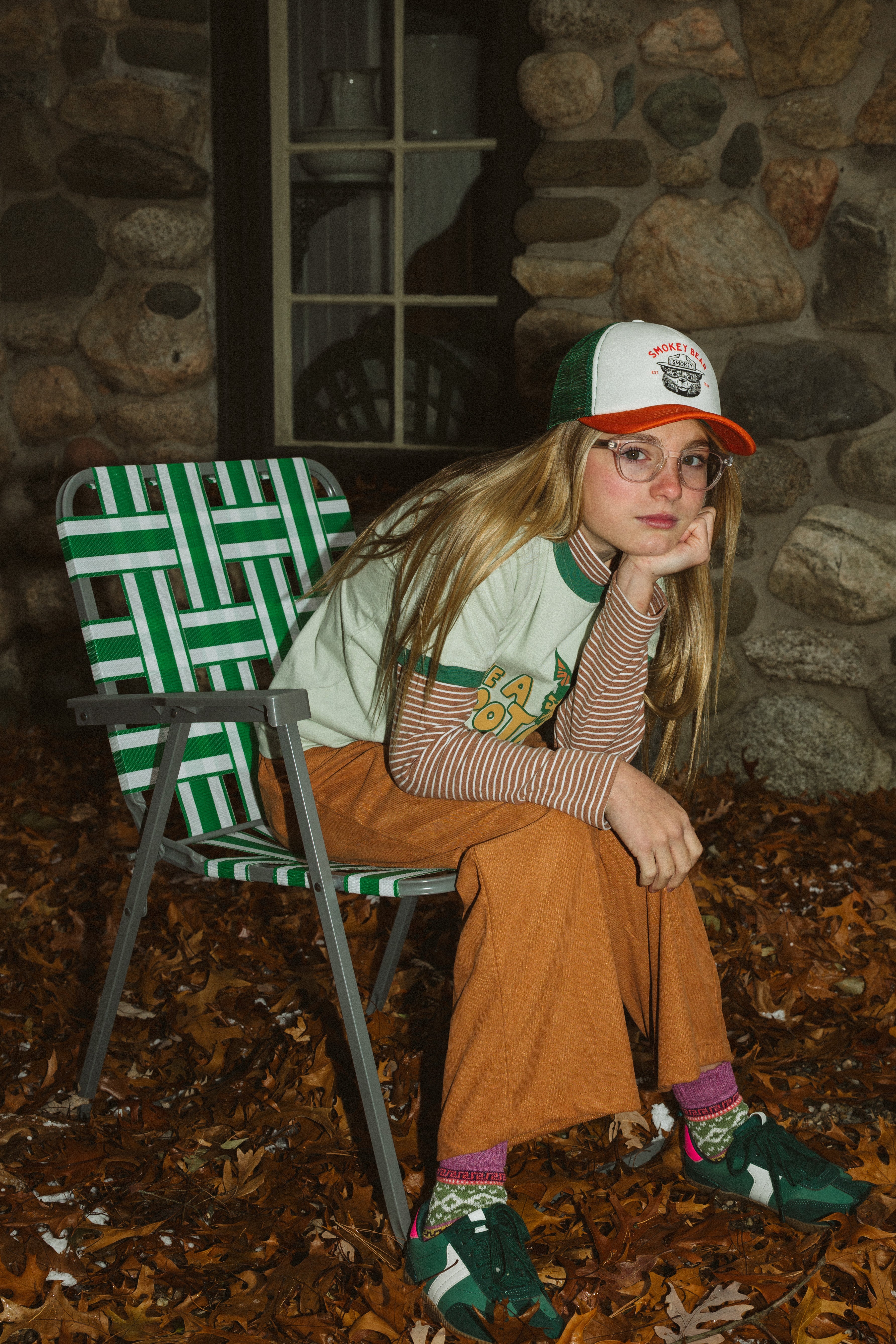Smokey Junior Varsity Youth Trucker Hat - Cream – The Landmark Project