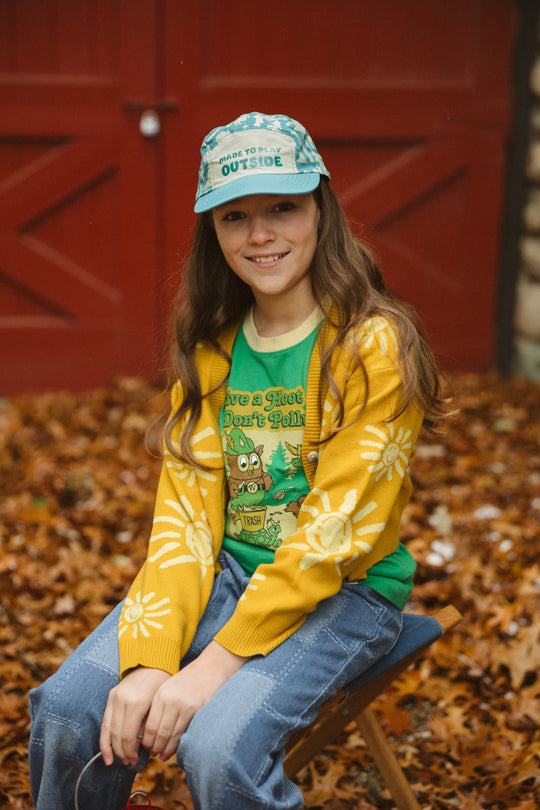 Made To Play Outside Kids 5-Panel Camp Hat Hat