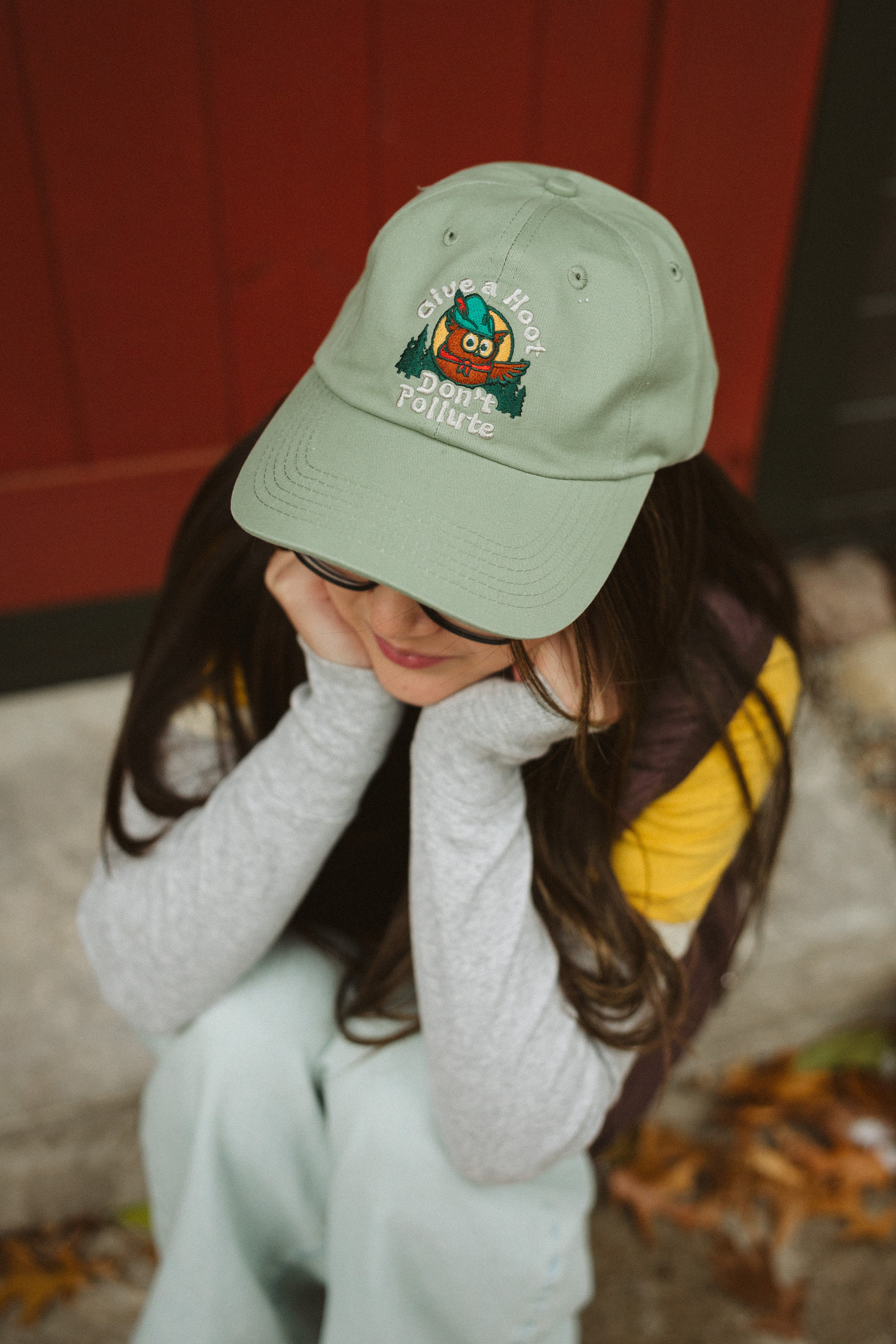 Give A Hoot Youth 6-Panel Hat – The Landmark Project