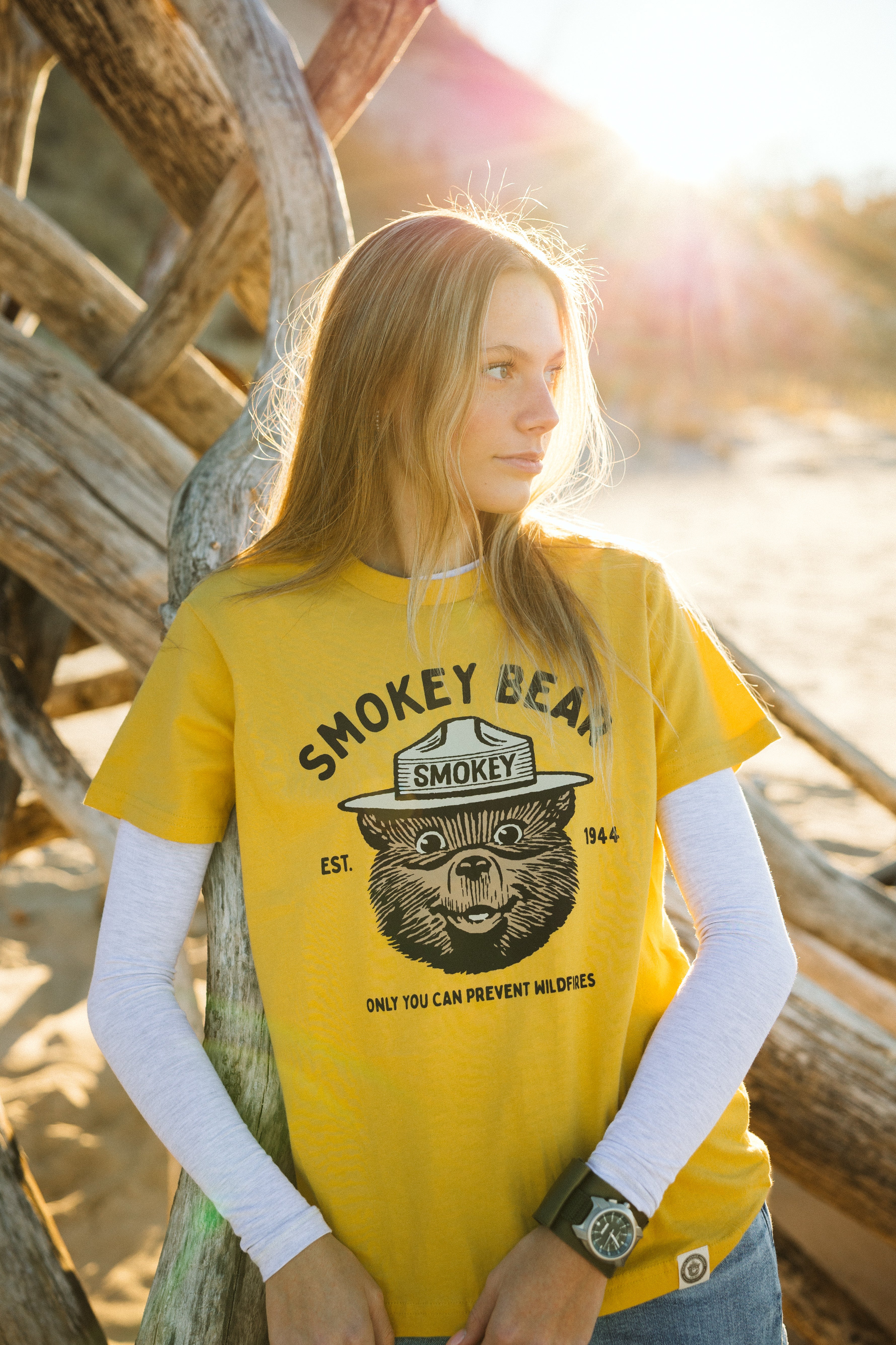 Smokey Junior Varsity Youth Short Sleeve Tee – The Landmark Project