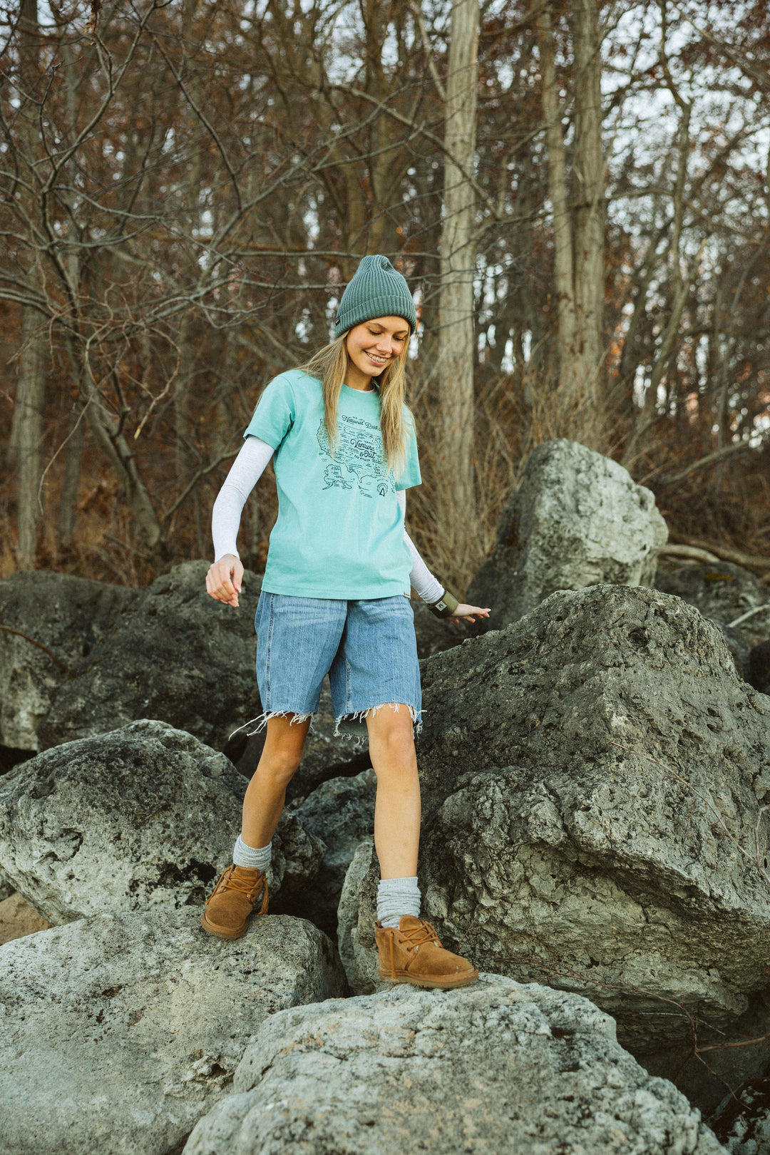 NPS Map Youth Short Sleeve Tee