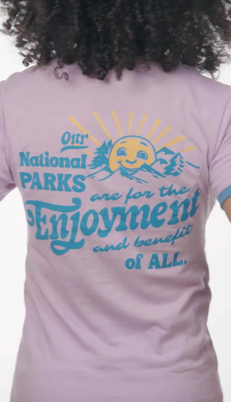 National Parks for All Unisex Short Sleeve Tee w/ Pocket