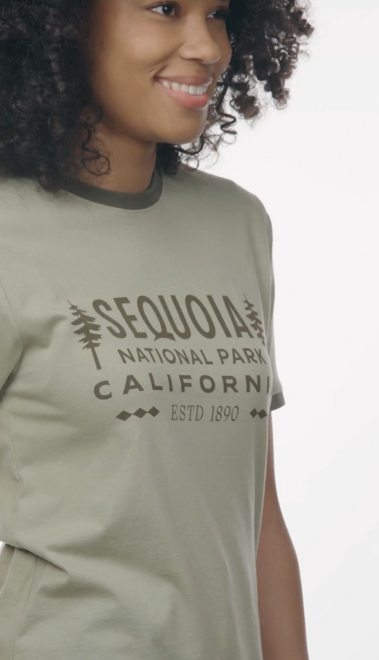 Sequoia Type Unisex Short Sleeve Ringer Tee