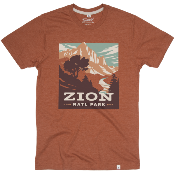 Zion National Park Tee Short Sleeve Clay XS