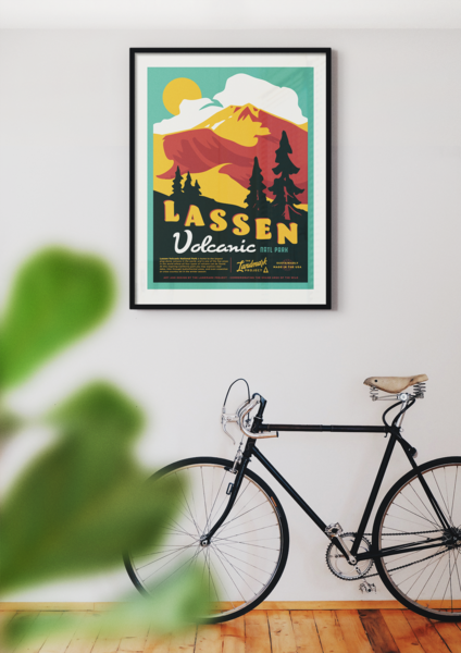 Lassen Volcanic National Park poster Poster  