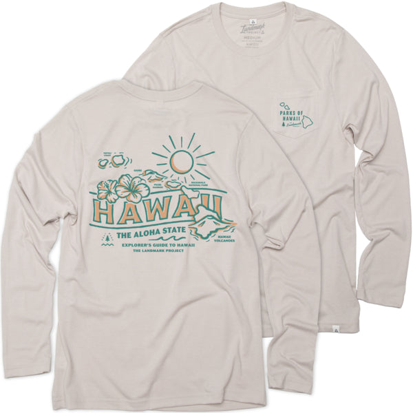 Explore Hawaii Pocket Tee Long Sleeve  