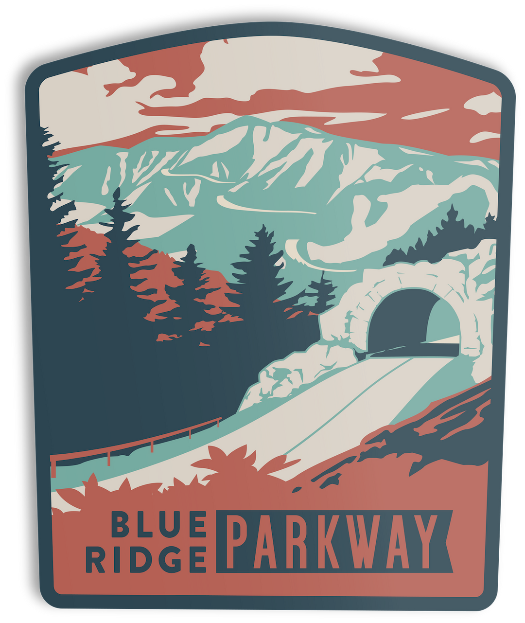 Blue Ridge Parkway Sticker Sticker  