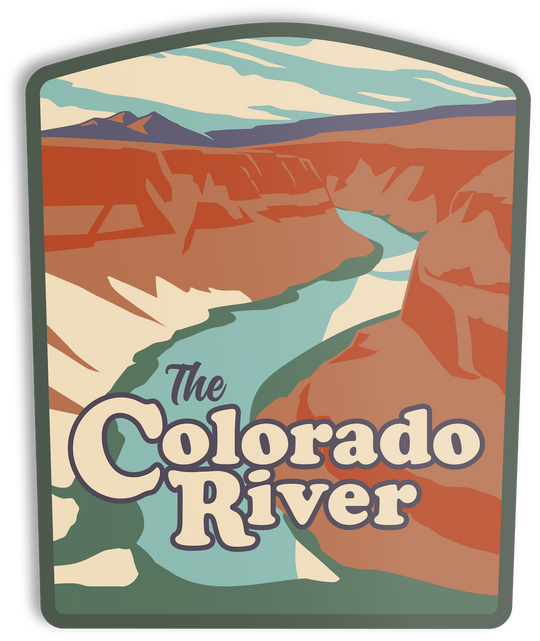 Colorado River Sticker Sticker  