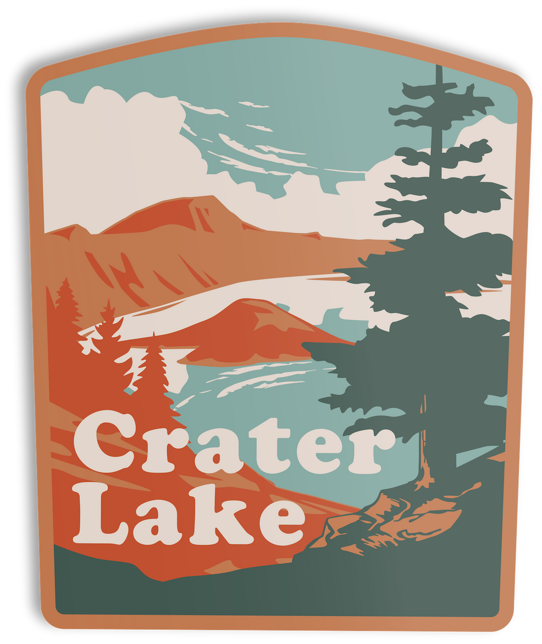Crater Lake National Park Sticker Sticker  