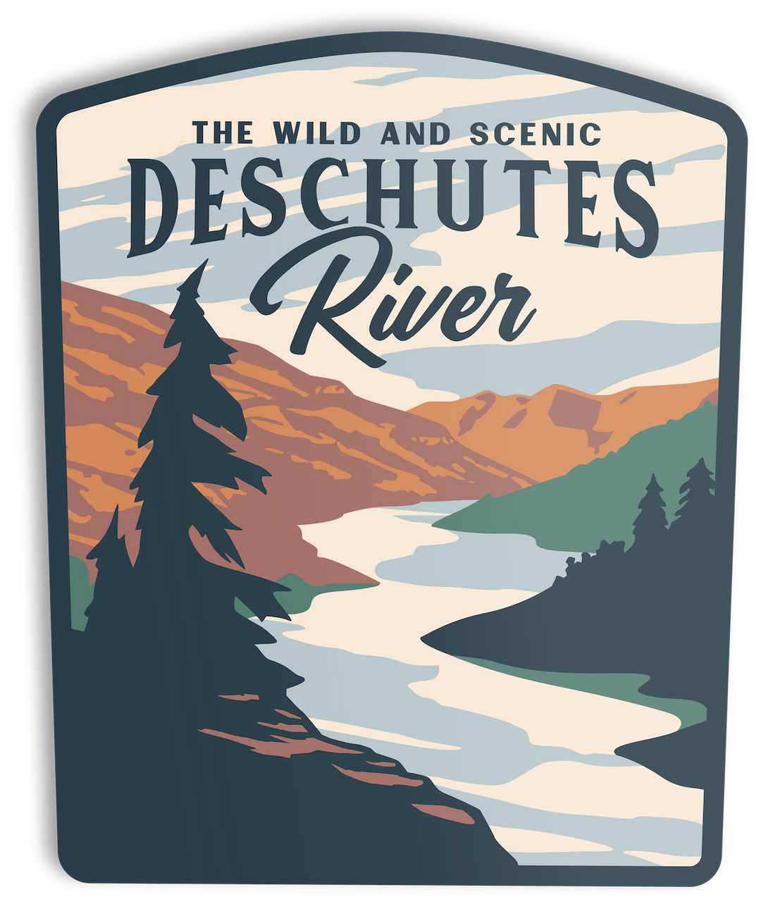 Deschutes River Sticker Sticker  