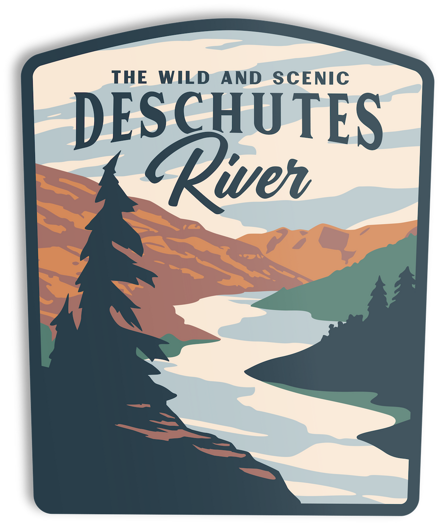 Deschutes River Sticker The Landmark Project