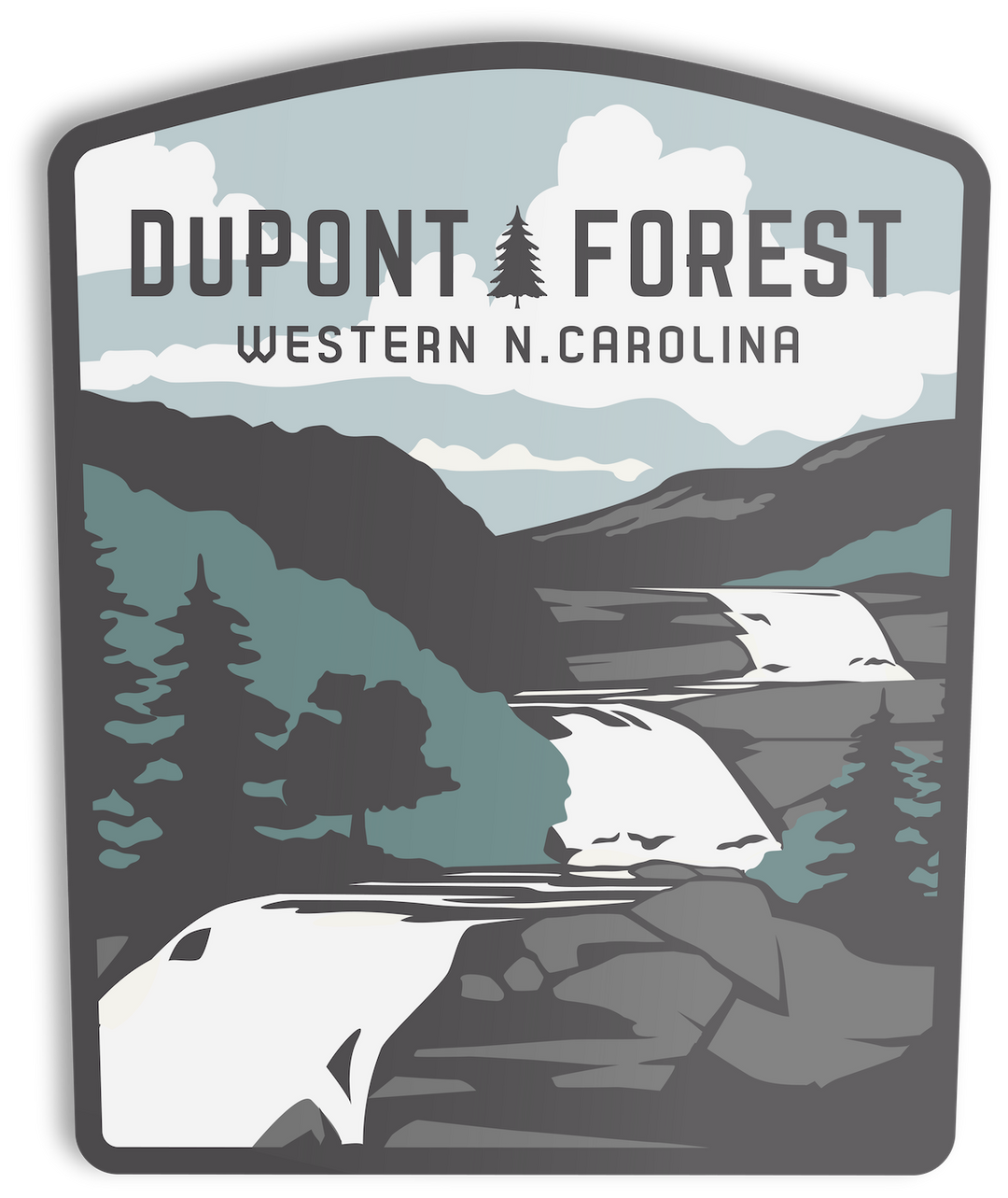 Dupont State Forest Sticker Sticker One Size 