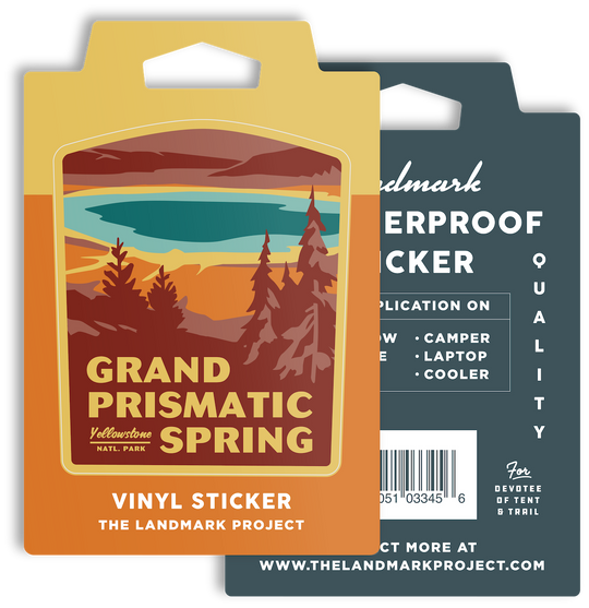 Grand Prismatic Spring Sticker Sticker  