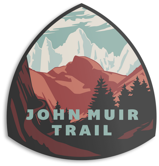 John Muir Trail Sticker Sticker One Size 