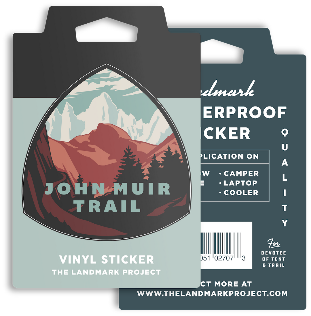 John Muir Trail Sticker Sticker  