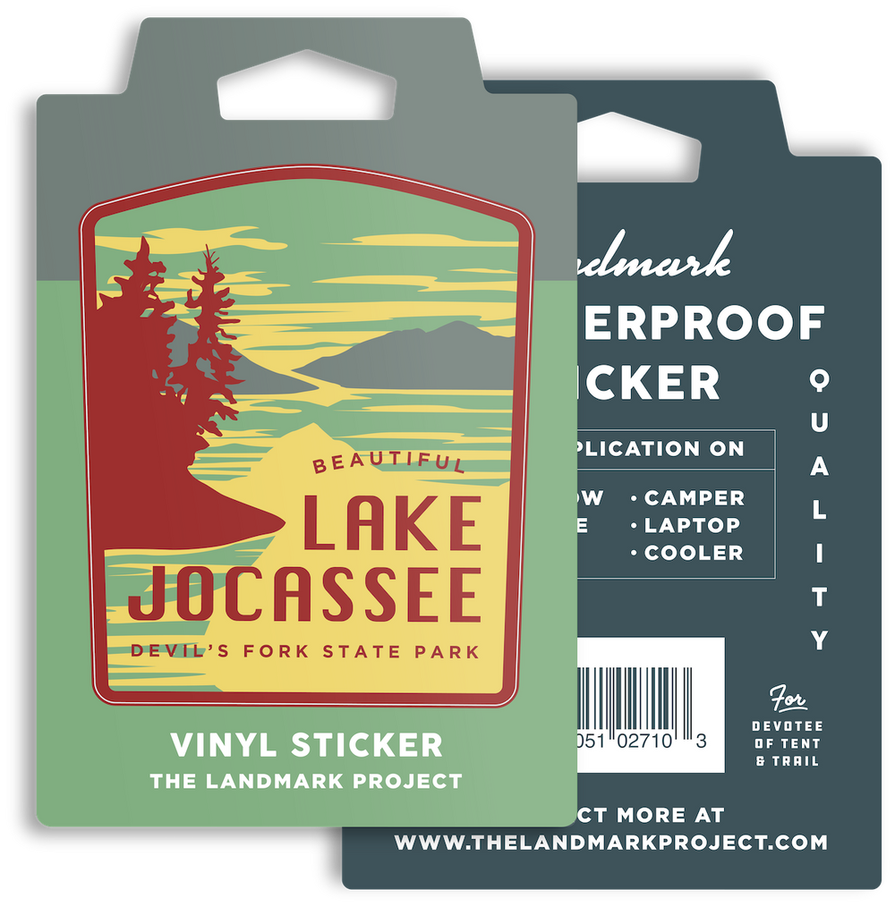 Lake Jocassee Sticker Sticker  