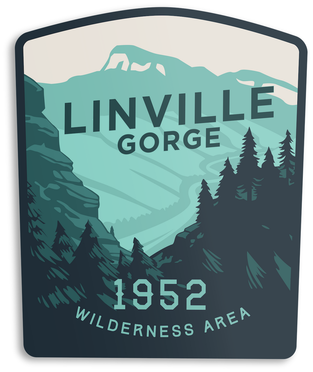 Linville Gorge Sticker Sticker  