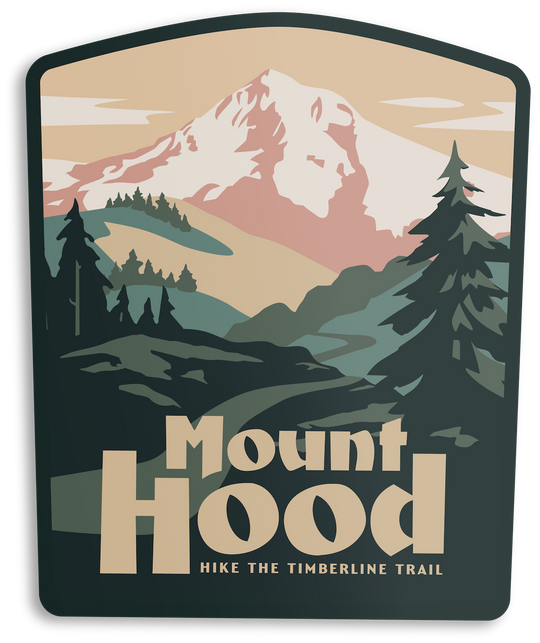 Mount Hood Sticker Sticker  