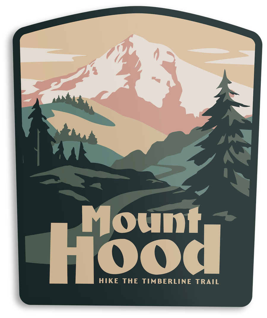 Mount Hood Sticker The Landmark Project