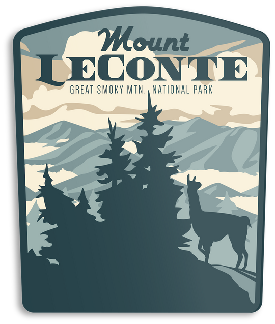Mount LeConte Sticker Sticker One Size 