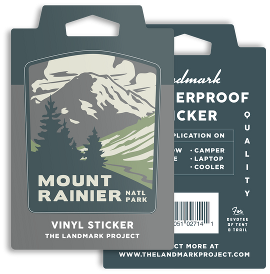 Mount Rainier National Park Sticker Sticker  