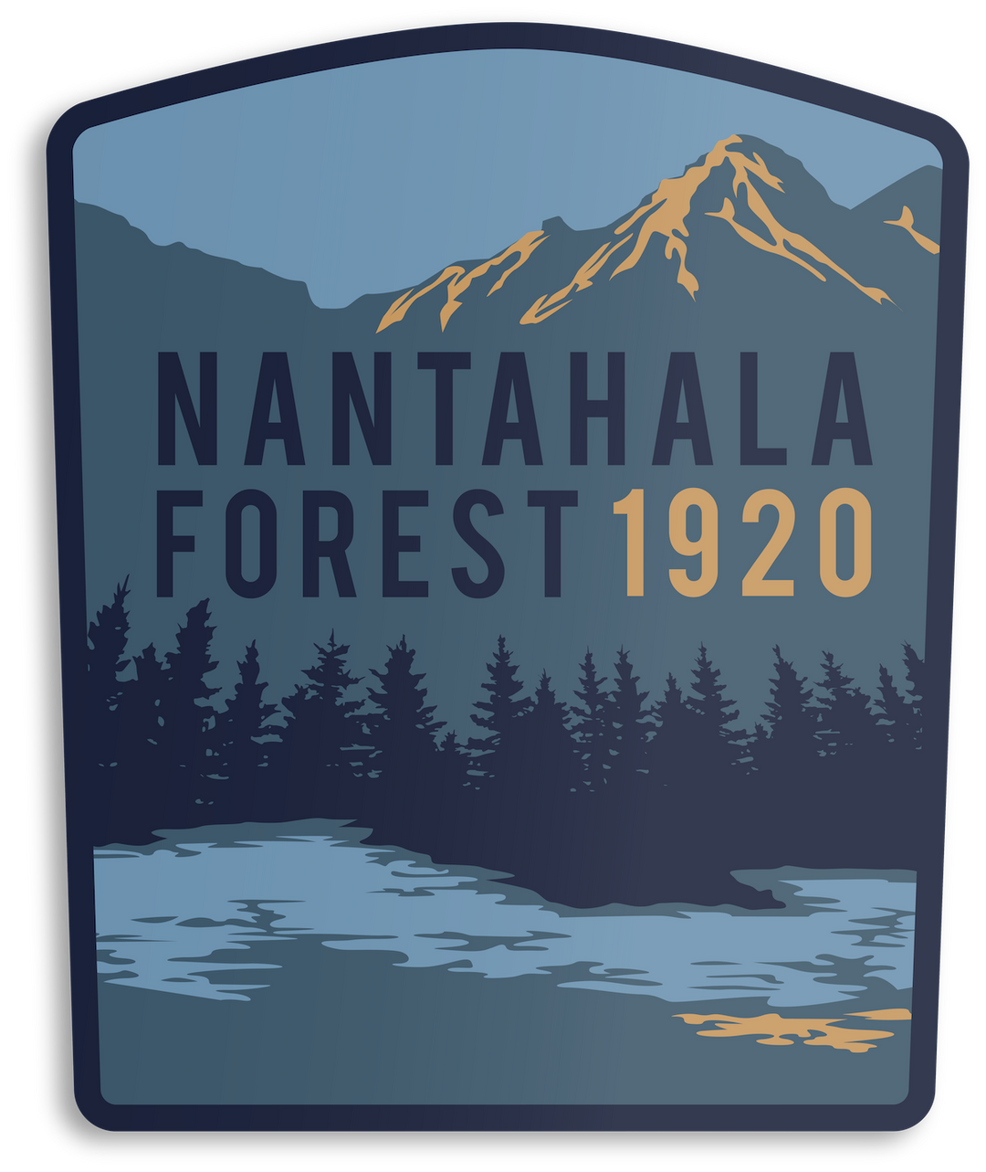 Nantahala Forest Sticker Sticker  