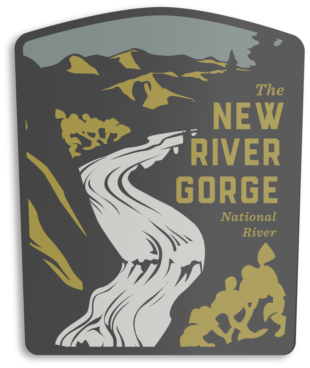 New River Gorge National Park Sticker Sticker  