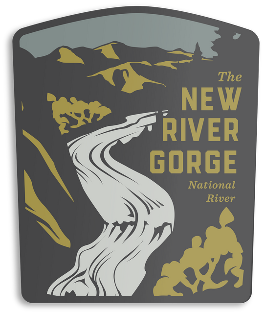New River Gorge National Park Sticker Sticker  