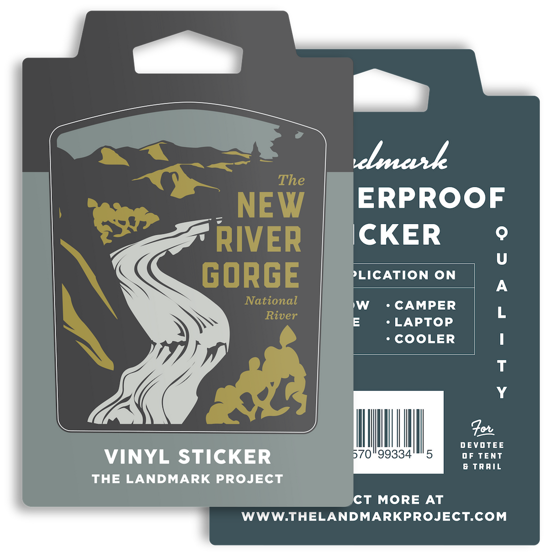 New River Gorge National Park Sticker – The Landmark Project