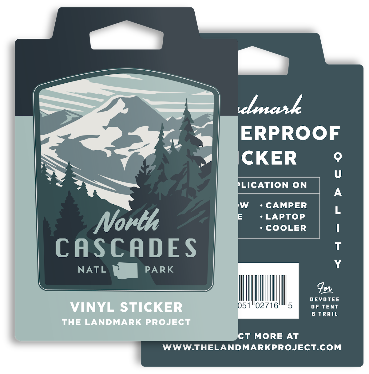 North Cascades National Park Sticker – The Landmark Project