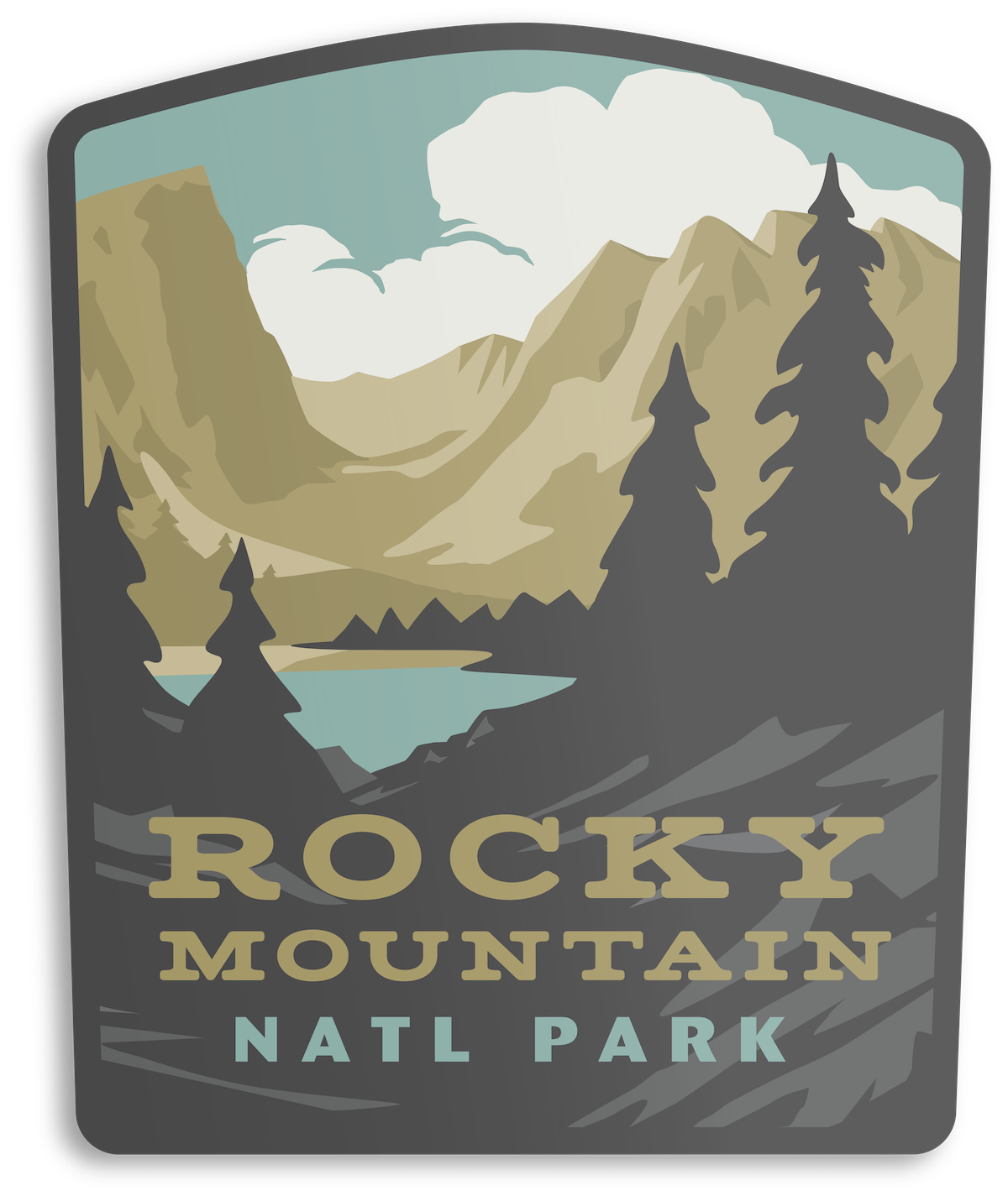 Rocky Mountain National Park Sticker Sticker  