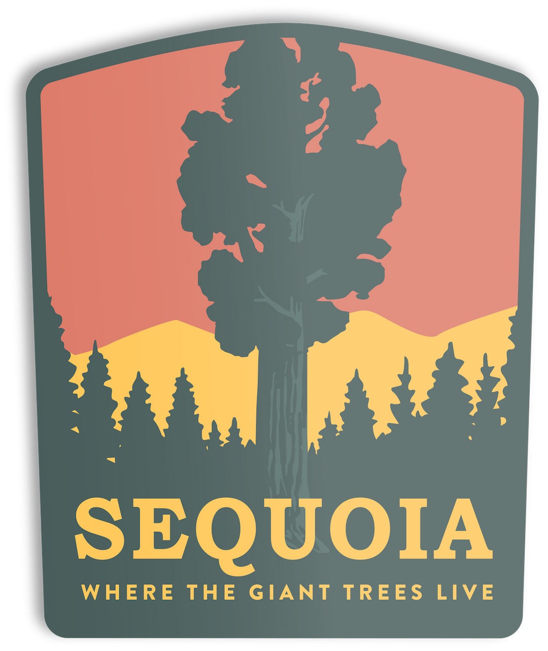 Sequoia National Park Sticker The Landmark Project sequoia-national-park-sticker-the-landmark-project