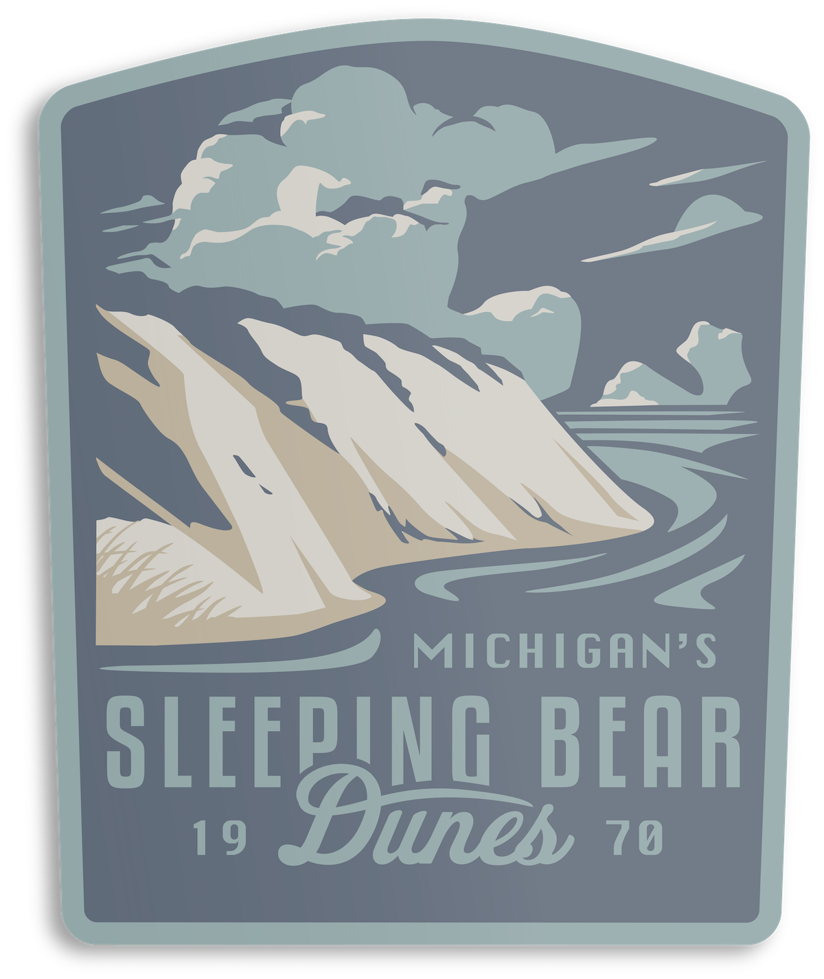 Sleeping Bear Dunes Sticker The Landmark Project