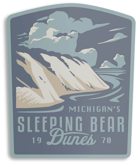 Sleeping Bear Dunes Sticker Sticker  