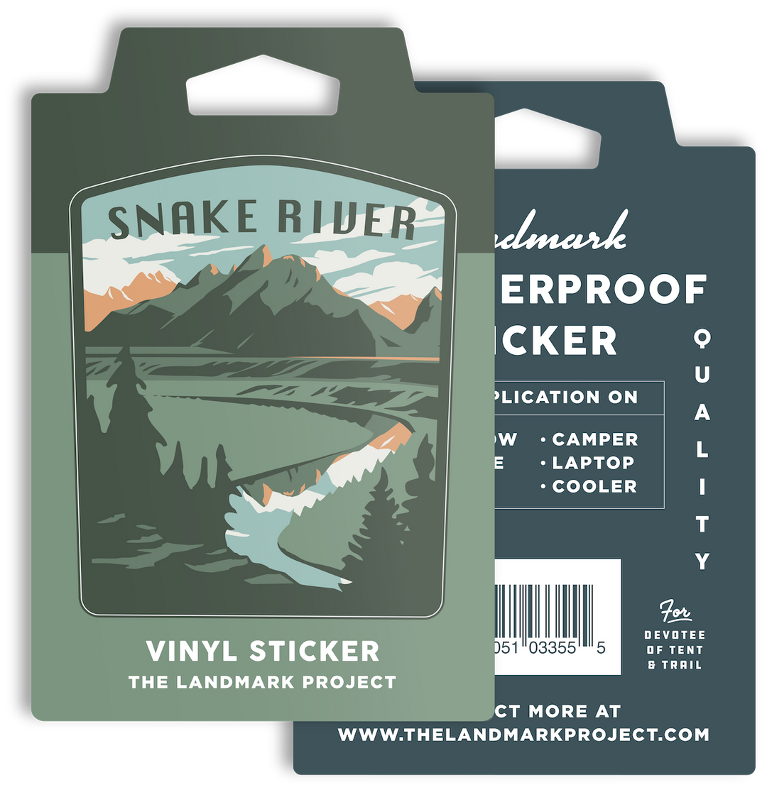 Snake River Sticker Sticker  